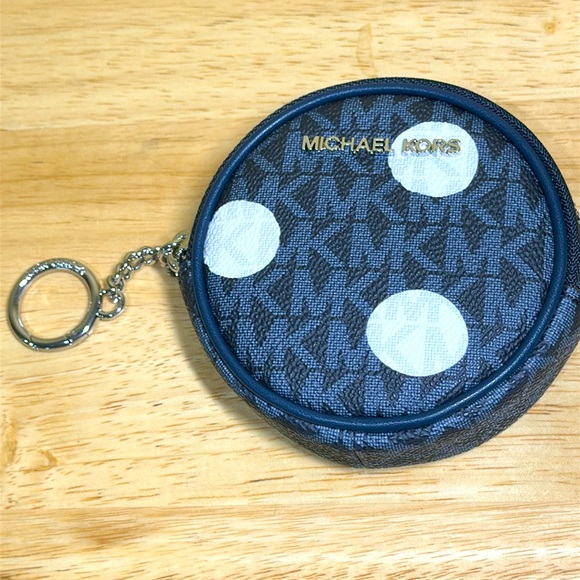 Michael Kors Blue and White Coin Purse - Picture 1 of 4